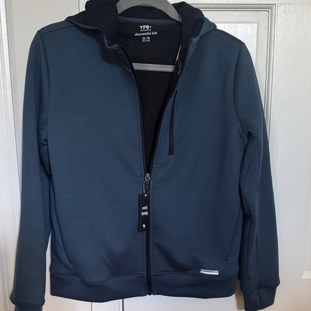 YPB Blue Zip-Up Hoodie